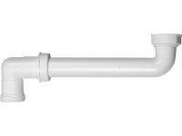 Waschtisch-Raumsparablaufbogen Weiss 38,9 mm (G 1 1/4)