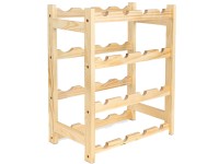 Weinregal neutral 16 Flaschen FSC 700 x 420 x 260 mm