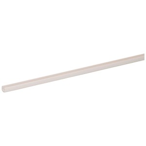Goulotte de câble blanche autocollante, 6x8 mm, longueur 2 m.