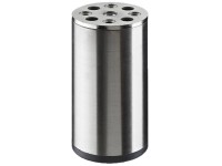 Hettich Möbelfuss Nema Ø 50 x 100 mm Edelstahl-Optik