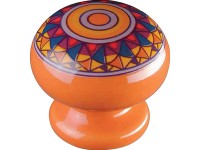 Knopf SP51 Porzellan Orange