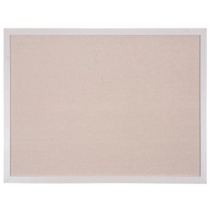 Tableau d'affichage blanc 60x80 cm pour notes et rendez-vous.