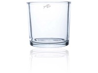 Glasvase Klar Höhe 14 cm