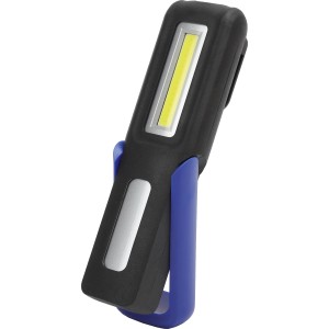 Lampada da lavoro Work-Line COB-LED con supporto blu. Torcia per officina e cantiere.