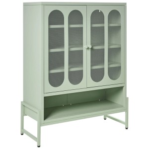 Beliani Buffet Soletta vert menthe 108 x 84 x 35 cm