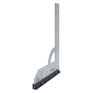 Équerre universelle Wolfcraft, outil de mesure en métal polyvalent pour un travail précis.