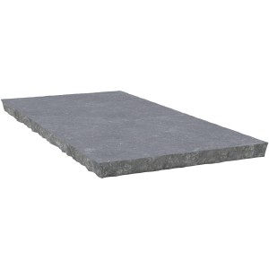 Lastra per terrazza Lima Black in pietra naturale, 30x60 cm, per giardino e patio.