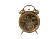 Decofinder Tischuhr Brooks Gold (HxBxT) 33,5 x 28 x 8 cm