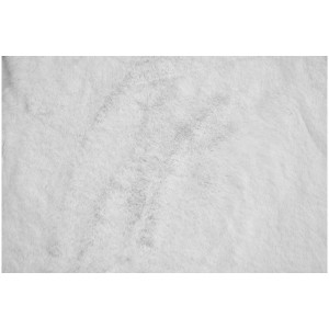 Morbido cuscino da seduta Coste bianco (40x40 cm) in poliestere per un ambiente accogliente.