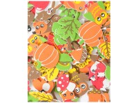 I am Creative Moosgummi-Sticker Wald Schaumstoff Assortiert 96 Stk.