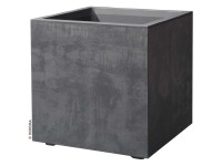 Deroma Pflanzkübel Millennium Anthrazit (HxBxT) 25 x 25 x 25 cm