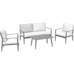Cuscino schienale beige per mobili da giardino lounge Claremont, 1 pezzo.