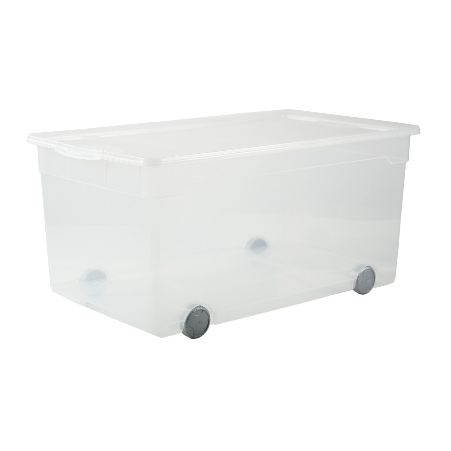 Rotho Boîte Clear Roller transparent 63 l