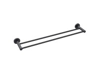 Diaqua Doppel-Badetuchstange Metall Schwarz matt 60 cm Diaqua Doppel-Badetuchstange Metall Schwarz matt 60 cm