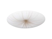 Eglo LED-Deckenleuchte Nieves 1 Weiss/Gold 10 W / Ø 31 cm
