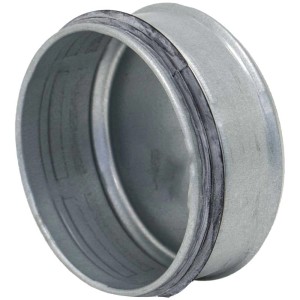 Wickelfalz Rohrende Ø 100mm mit Lippendichtung für Lüftungssysteme.