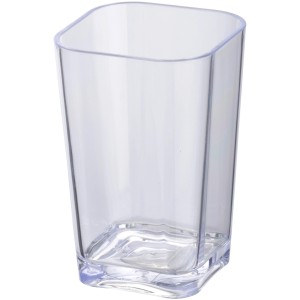 Transparenter Zahnputzbecher Candy von Wenko aus robustem Kunststoff.