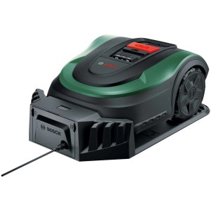 Robot tondeuse Bosch Indego XS 300 : Tondeuse robot compacte pour petits jardins jusqu'à 300 m².