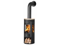 Justus Kaminofen Mino Trios 2.0 Stahl Schwarz Platte Sandstein 5 kW