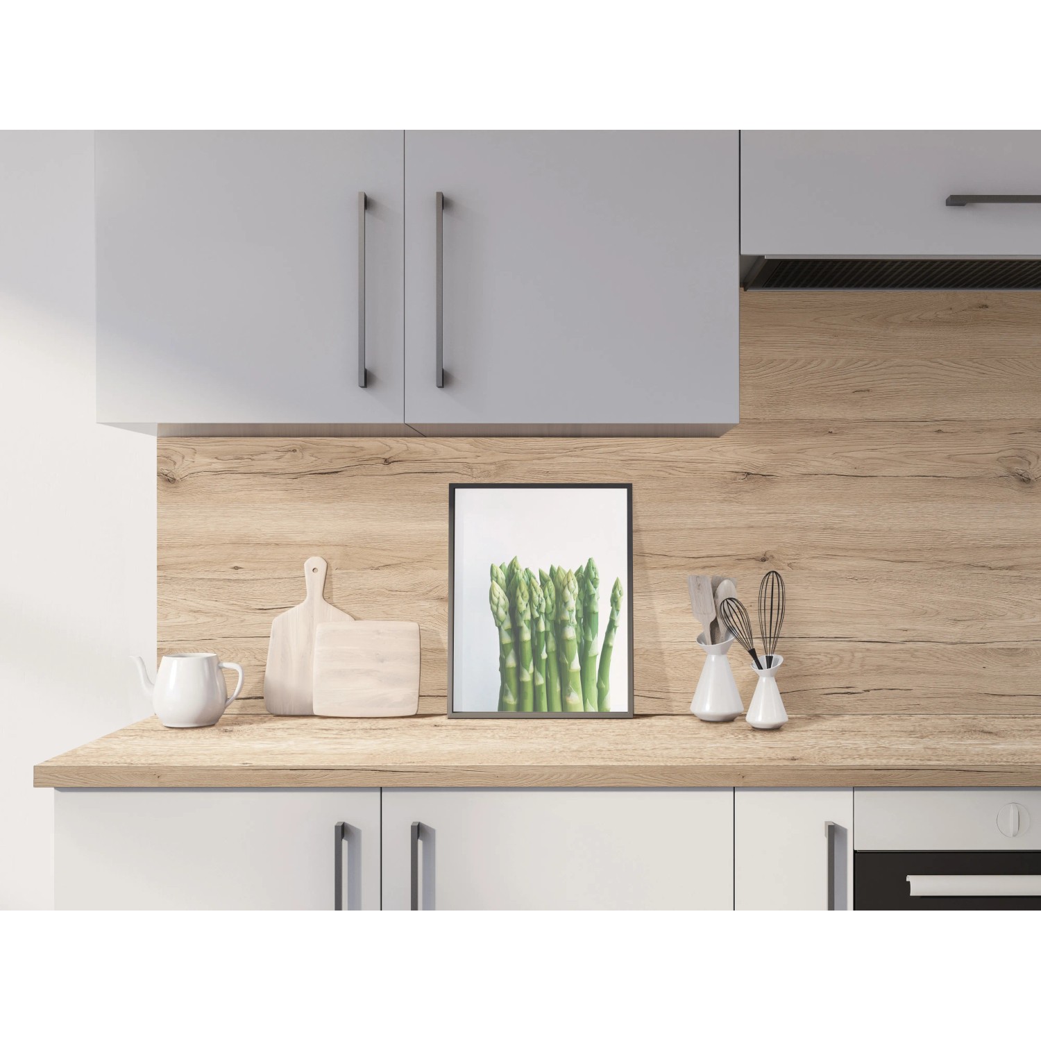 Arbeitsplatte Eiche Sanremo 410 x 63,5 cm / Strke 3,8 cm