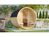 Weka Fasssauna 198 o. Ofen 214 x 256cm