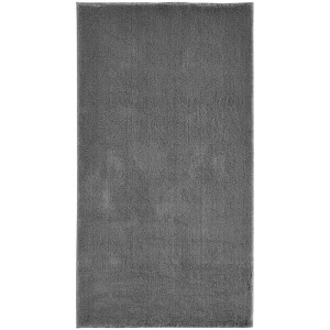 Tapis Andiamo Arezzo, anthracite à poils longs, 60x110 cm.