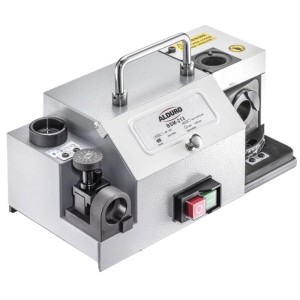 Affilatrice per punte Alduro BSM-213 in metallo argentato. Affilatura precisa di punte da 2-13 mm.