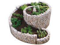 Gabionen-Kräuterspirale gross 200 x 150 x 80 - 20 cm Gabionen-Kräuterspirale gross 200 x 150 x 80 - 20 cm
