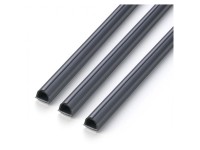 Cablefix Kabelkanal selbstklebend Grau 10 x 10,5 mm / Länge 1 m / 3 Stk.