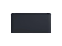 Florus Pflanzkübel Jive Terrasse Grau 39 x 78 cm