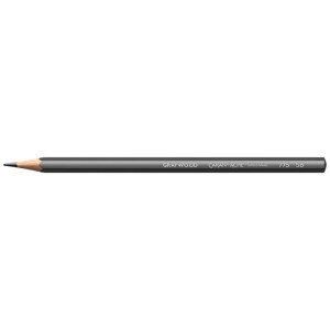 Matita in grafite Caran d'Ache Graphite Line 5B, matita in legno grigio per artisti e disegno.