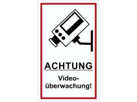 Hinweisschild Video-Überwachung