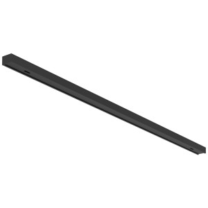 Rail Eglo EasyTrack, 90 cm, noir, pour systèmes d'éclairage flexibles.