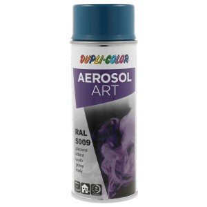 Dupli-Color Spray Aerosol-Art RAL 5009 Blu azzurro lucido, 400ml.