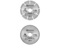 Kwb Diamant Trennscheiben-Set Ø 115 mm / 2-tlg.