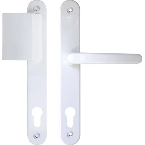 Poignée de porte blanche A915, entraxe 92 mm, accessoires pour portes.