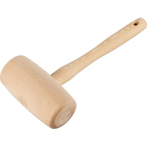 Maillet en bois LUX Comfort, 410g, avec manche en frêne et tête en hêtre.