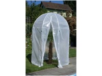 Palmenhaus Colibri M mit Heizung Weiss 2'000 W / Ø 200 cm / Höhe 275 cm