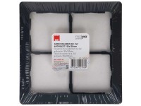 Unterputz-Abdeckrahmen Priamos Anthrazit Gr. 2 x 2 inkl. Designprofil