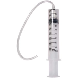 Kit cambio olio Güde: Siringa per olio con tubo, accessorio per decespugliatori e falci.