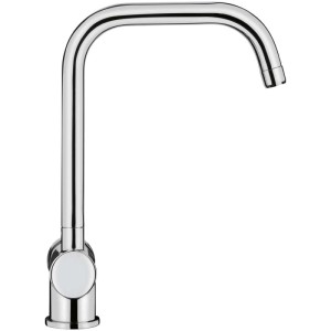 Miscelatore monocomando Baliv KI-1060 cromato per lavello con bocca girevole.