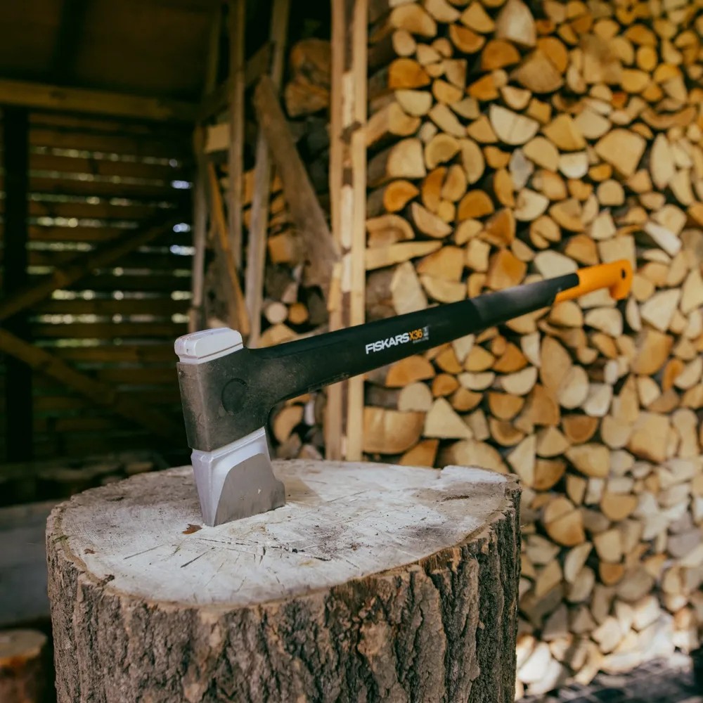 Ascia Bilanciata Finlandese Ascia Da Spacco Fiskars X32 - Lama L, 815 Mm, 2.44 Kg, Per Tronchi Grandi Axium Ascia - Foto 7