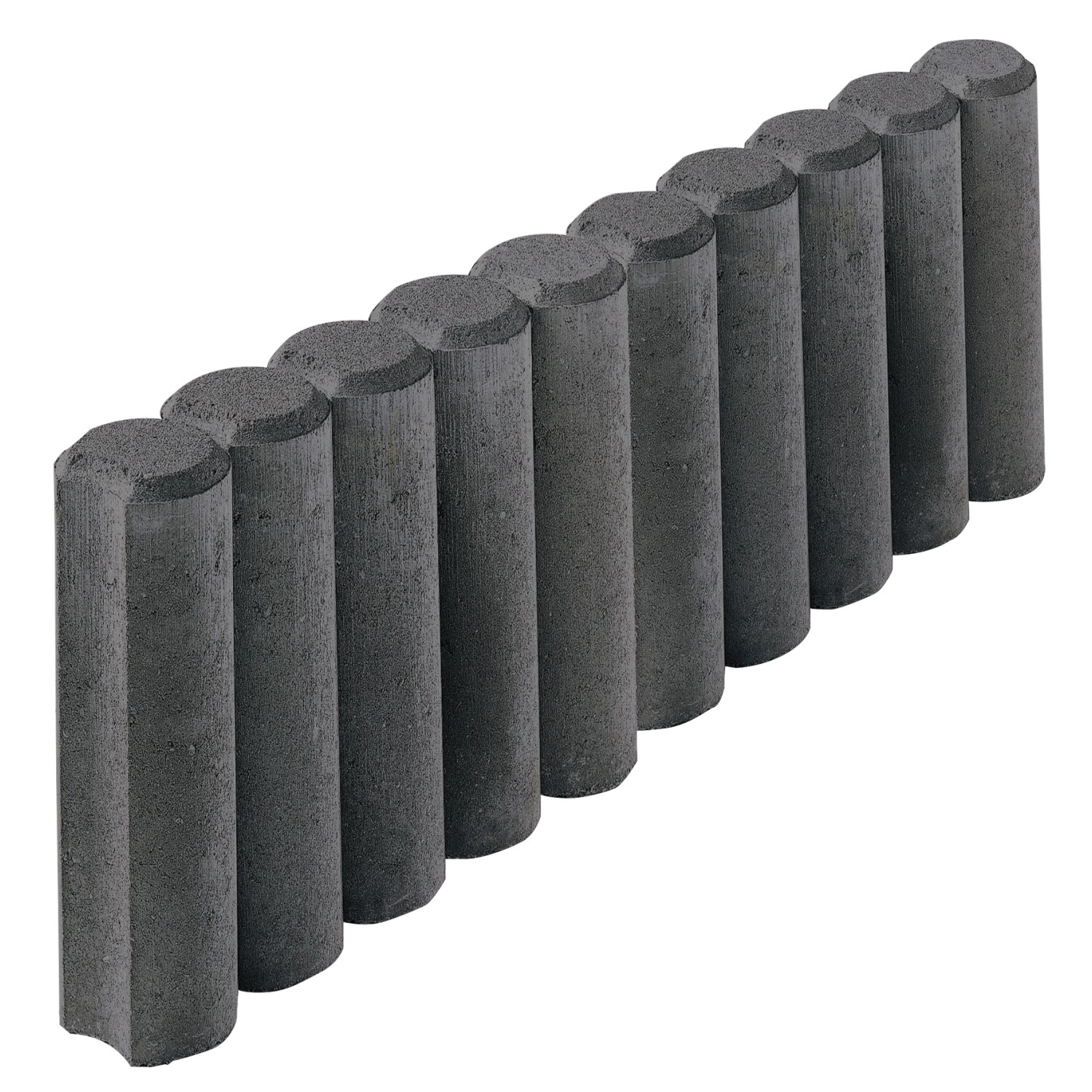 RundpalisadenRandstein Anthrazit 50 x 25 x 6 cm kaufen bei OBI