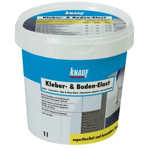 Knauf Kleber- und Boden-Elast 5l in secchio. Primer per superfici critiche.