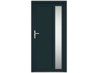 Roro Mehrzwecktür Midland Weiss / Anthrazit Links (HxBxT) 200 x 100 x 7 cm