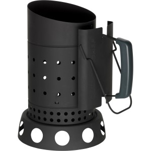 Accendifuoco Outdoorchef in metallo con manico e base per accendifuoco grill.