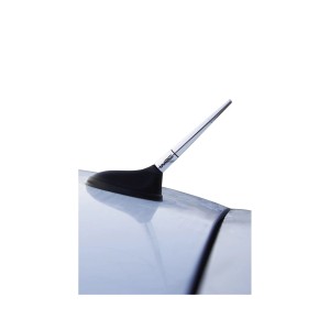 Antenna telescopica per auto in alluminio per un look sportivo.