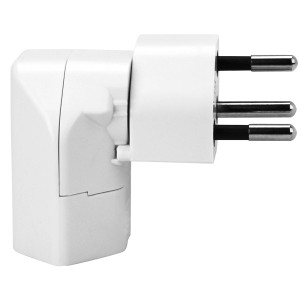 Steko Dreh-Winkeladapter T12/13 90° Peachick Move Weiss, Nahaufnahme.
