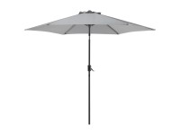 Beliani Sonnenschirm Varese Dunkelgrau Ø 270 cm