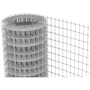Clôture Tenax Millennium en polypropylène argenté, rouleau de 1x10m pour balcon.